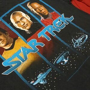VTG Vintage 90's Star Trek Shirt Tee - Adult Men's SZ Size L Large